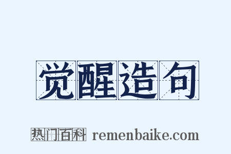 觉醒造句是什么意思的图片